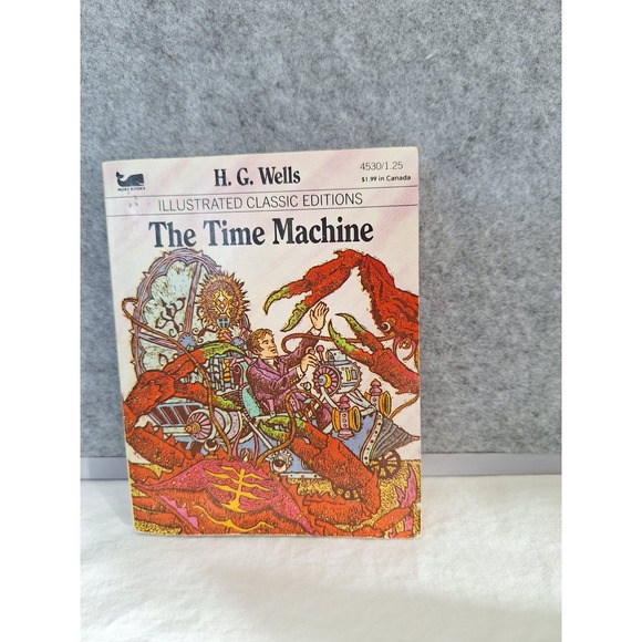 Moby Other - The Time Machine H.G. Wells Moby Books Illustrated Classic Edition 1987 Vintage